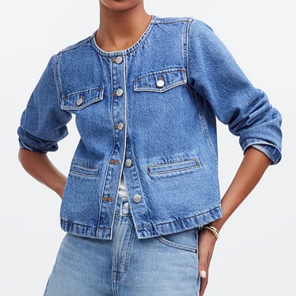NWT Madewell Denim Lady Jacket size XS